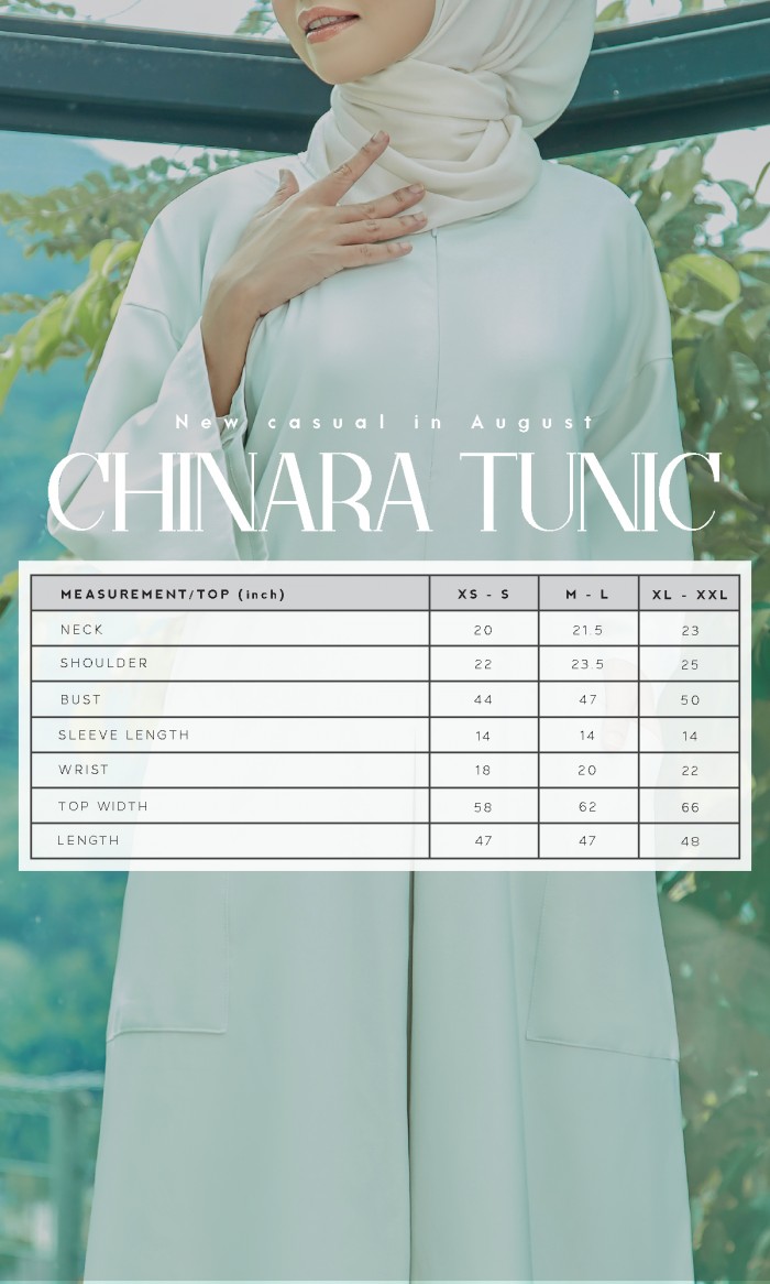 Chinara Tunic in Light Green